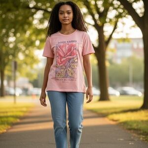 Lucky Brand Light Pink T-Shirt